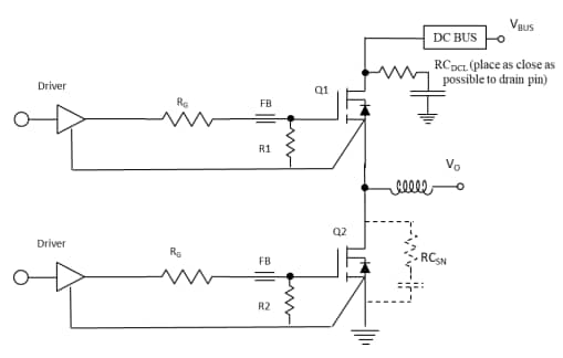 Schematic - Renesas Electronics TP65H050G4YS 650V SuperGaN® FET